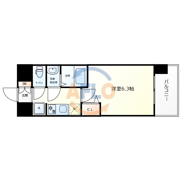 プレサンス天王寺ヴィヴァンの間取り|プレサンス天王寺ヴィヴァン　間取り