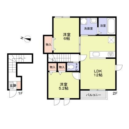 （仮称）川崎市多摩区宿河原３丁目計画　Ｂ棟の間取り
