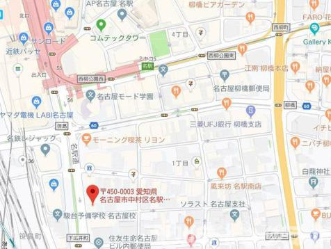ISE名古屋ビルの地図