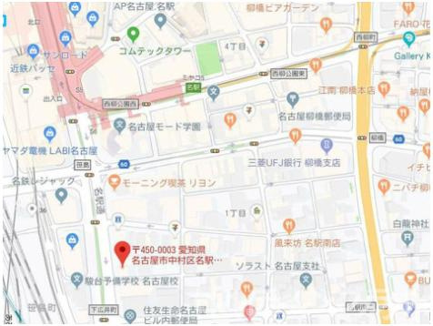 ISE名古屋ビルの地図