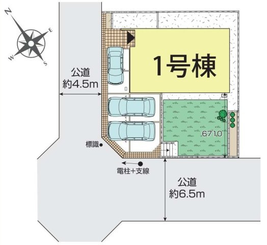【横浜市磯子区杉田8丁目23-10新築戸建て】★仲介手数料無料★（小田小学校・小田中学校）の区画図