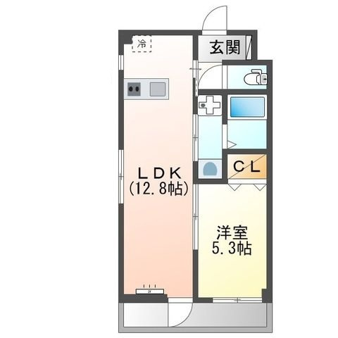 フレンテ鵜の木の間取り|間取りです。