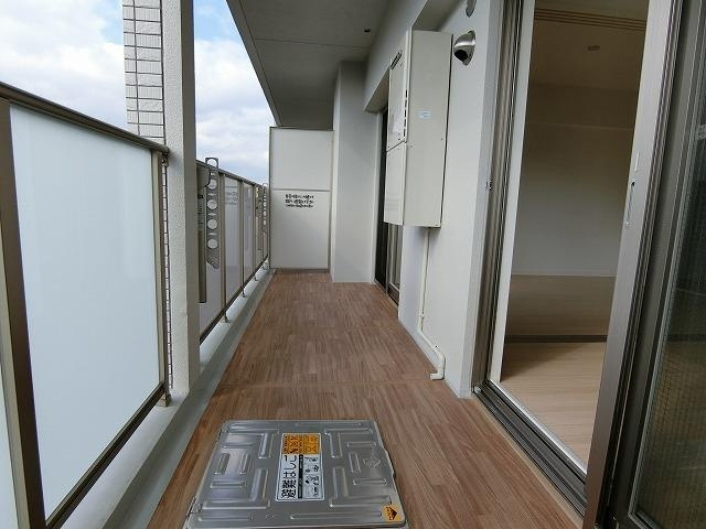 アウラビータ平尾のバルコニー
