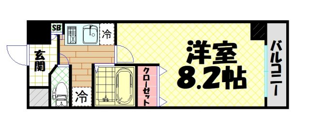 【間取り】 | ジュネーゼ本町西