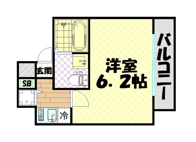 【間取り】 | ファーストフィオーレ難波ウエスト