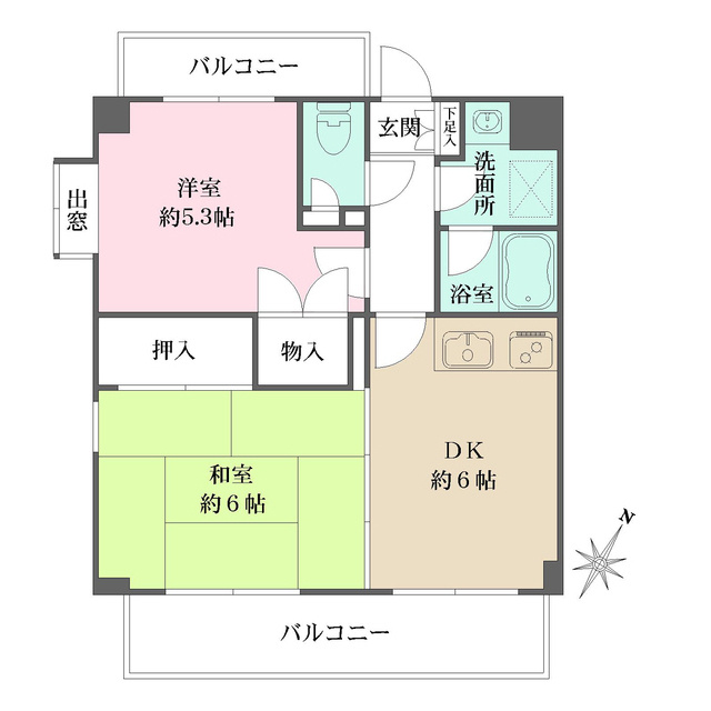 プレステージ石神井公園の間取り
