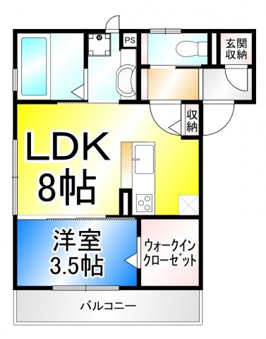 フラッツ・テラ東口の間取り