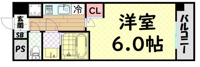 【間取り】 | エスリード難波レジデンス