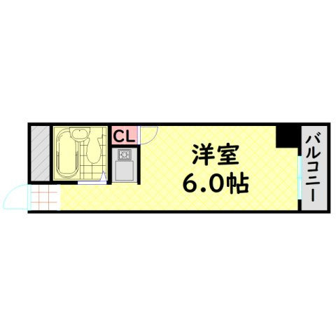 【間取り】 | ラパンジール恵美須4