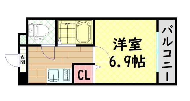 【間取り】 | フォレストスクエア西長堀