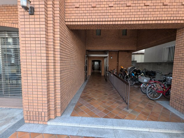 ゆたかコーポのエントランス
