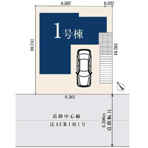 【横浜市磯子区杉田8丁目27-11新築戸建て】★仲介手数料無料★（小田小学校・小田中学校）の区画図