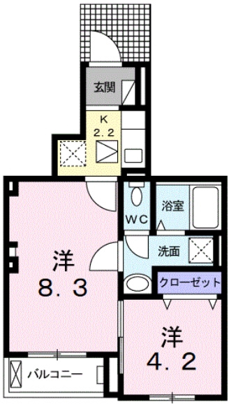 スパークジョイの間取り