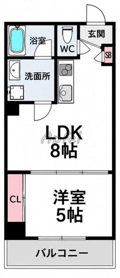 【間取り】 | CITY SPIRE立売堀