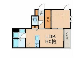 【間取り】 | エキューム登戸 | 間取り図です。