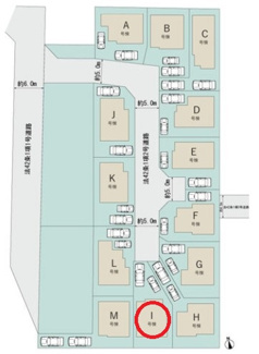 【区画図】 | 国分寺市北町５丁目　全１３棟　I号棟　仲介手数料無料 | I号棟
