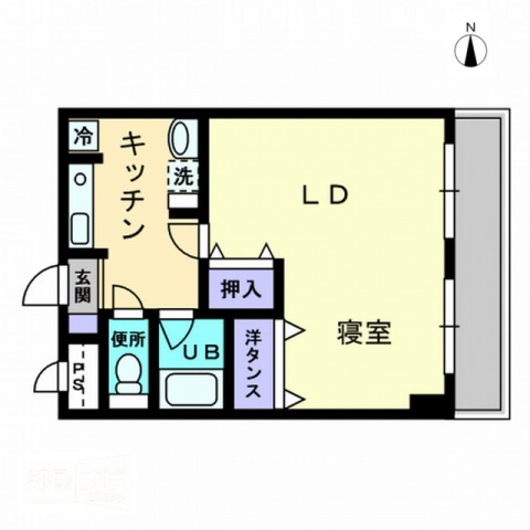アルカディア西内町の間取り|間取図