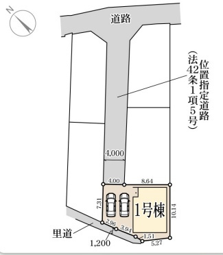 明石市大久保町大久保町　第3期　新築一戸建ての区画図|全5区画