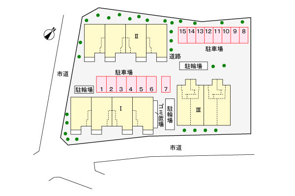 パストラール ライツⅠの区画図