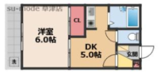 【間取り】 | プラザダイエー草津 | 間取りです