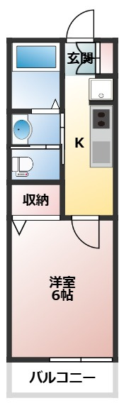 Espacio芝Aの間取り