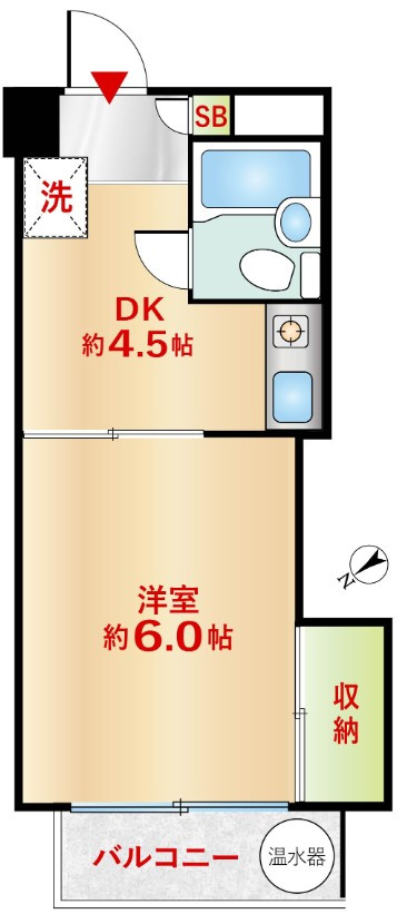 ハイラーク五反田の間取り