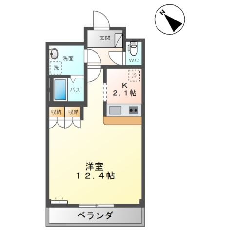 コスモスイートの間取り