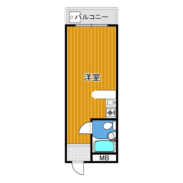 ドゥメゾンド喜志の間取り