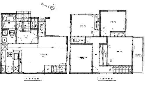 廿日市市宮島口上1丁目 No.Aの間取り|2500万円、3SLDK、土地面積133.21m2、建物面積94.61m2、並列2台駐車可能