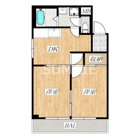 北区志茂２丁目の賃貸マンションの間取り|外観です☆