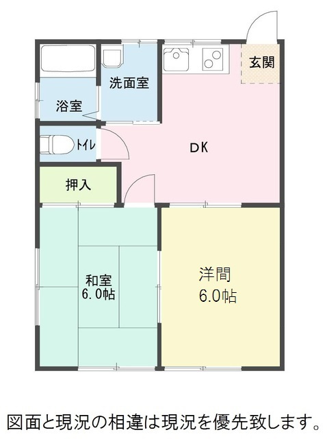 ホワイトハウスＢの間取り