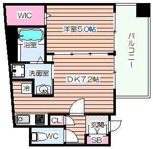 【間取り】 | セイワパレス新梅田