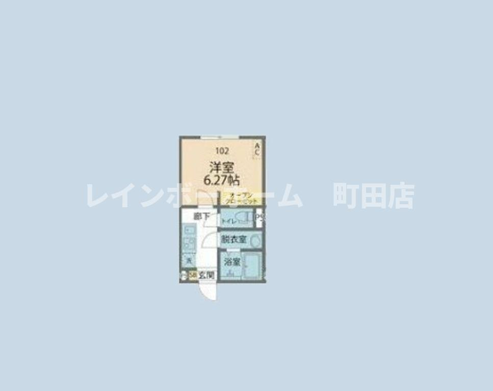 カインドネス厚木旭町North※初期費用分割あと払いサービス利用可能物件の間取り
