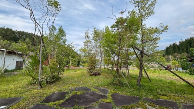 2026/8/18新価格　戸建　高山市国府町宇津江　6500万（2026/4/21新規）の庭
