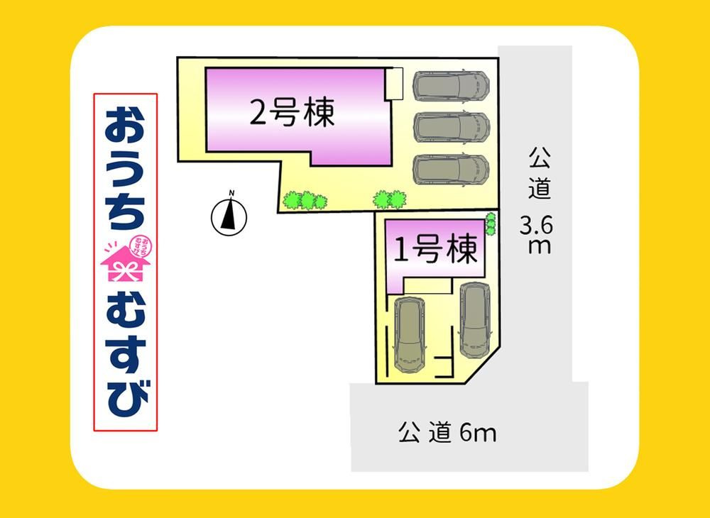 守山区守山215②(全2棟)の区画図