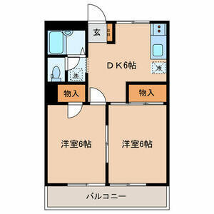 ハイツニュータマの間取り