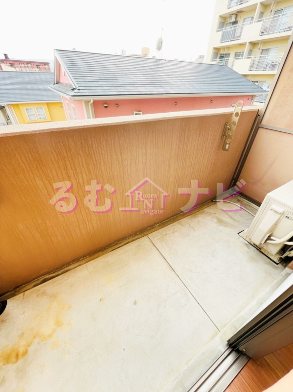 福岡市南区横手３丁目の賃貸マンションのバルコニー