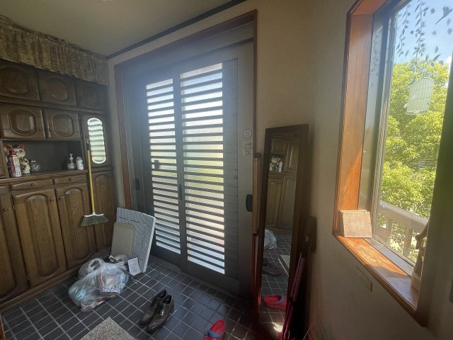 椎木町工場・居宅の玄関