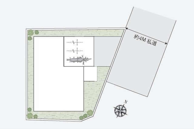 【横浜市磯子区森3丁目21-2新築戸建て】★仲介手数料無料★（屛風浦小学校・森中学校）の区画図