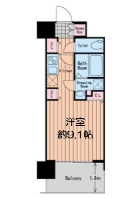【間取り】 | エス・キュート梅田中崎町