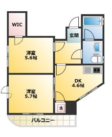 サニーサイドKIBの間取り