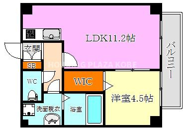 フォルモント須磨 の間取り