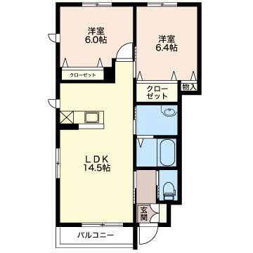 ベルフィオーレＣの間取り