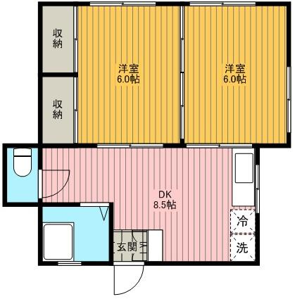 【間取り】 | コーポ石原
