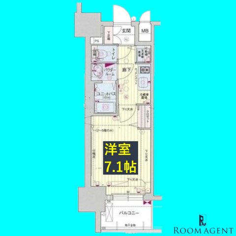 プレサンス金山コネクトの間取り