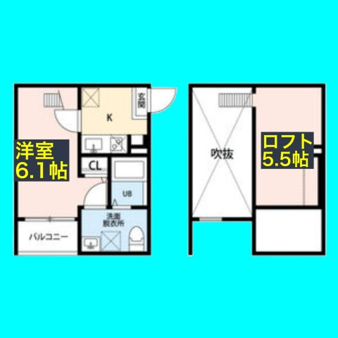 リバティ八田(リバティハッタ)の間取り