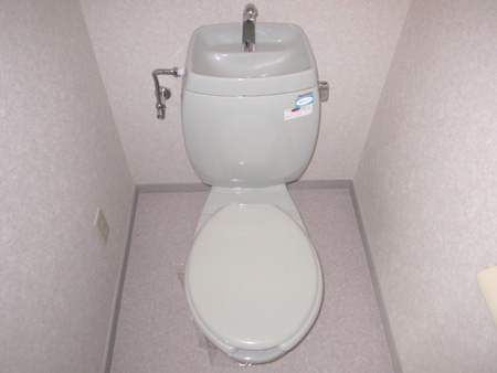 サンライフ西大路A・Bのトイレ|コンパクトで使いやすいトイレです