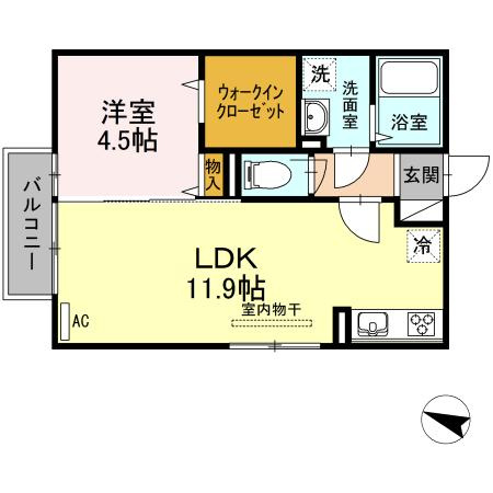 アヴァンサール 優の間取り