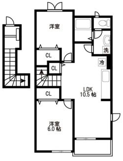 【間取り】 | オリーブコンフォート  | 間取りです。