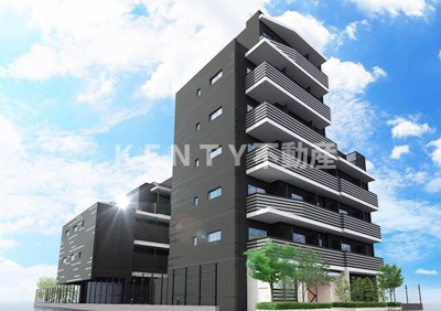 【外観パース】 | ＡＸＡＳ武蔵小山アジールコート | こちら、外観パースです